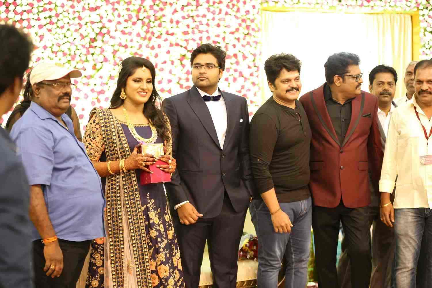 Director K.S.Ravikumar Daughter Marriage Reception Stills