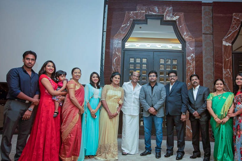 Super Star Rajinikanth Stills at Director K.S.Ravikumar daughter's after marriage party 