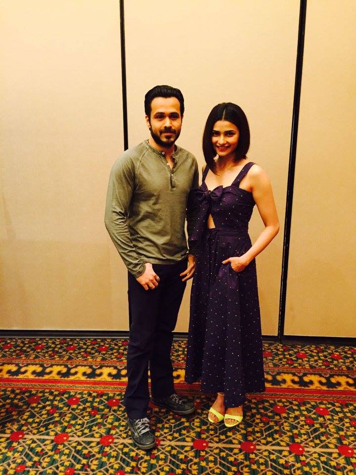 Emraan Hashmi & ‪Prachi Desai's stills from Azhar Promotion