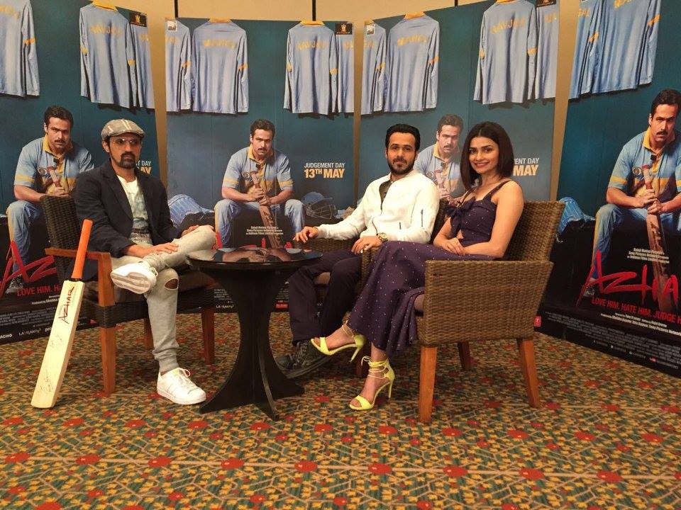 Emraan Hashmi & ‪Prachi Desai's stills from Azhar Promotion